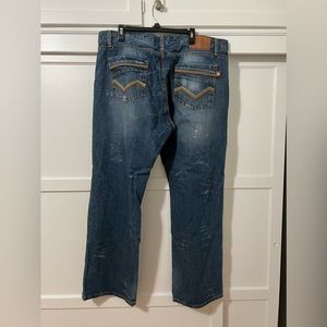 Blue rip jeans relax fit